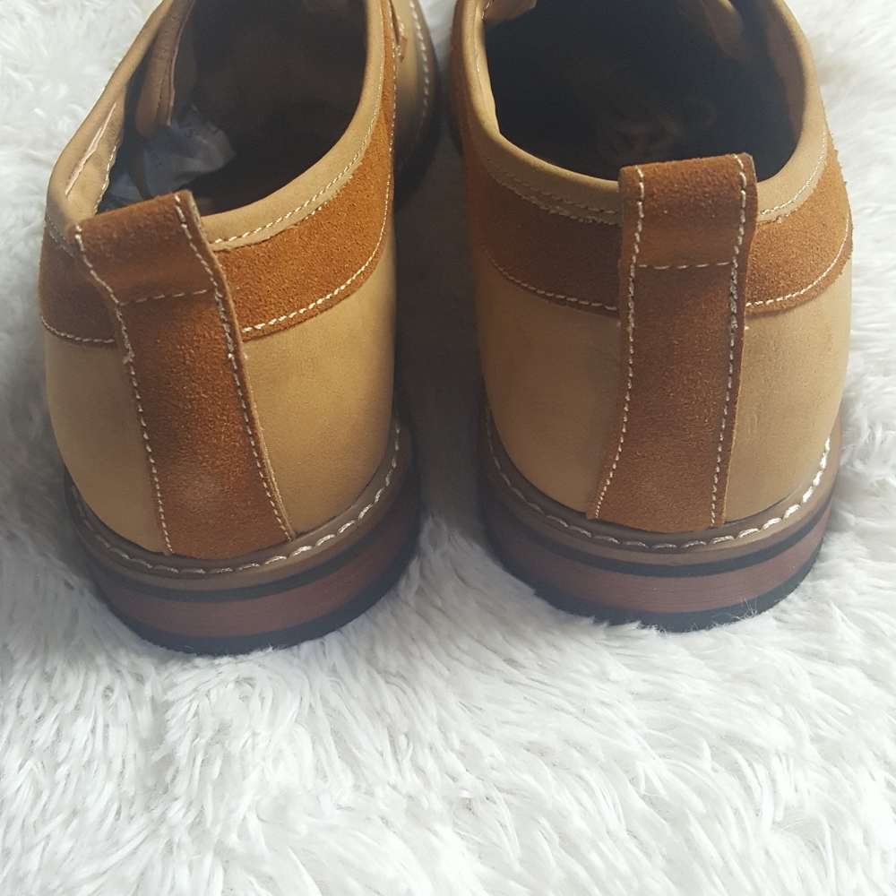 Ferro Aldo Tan Oxford Dress Shoes - Picture 7 of 8